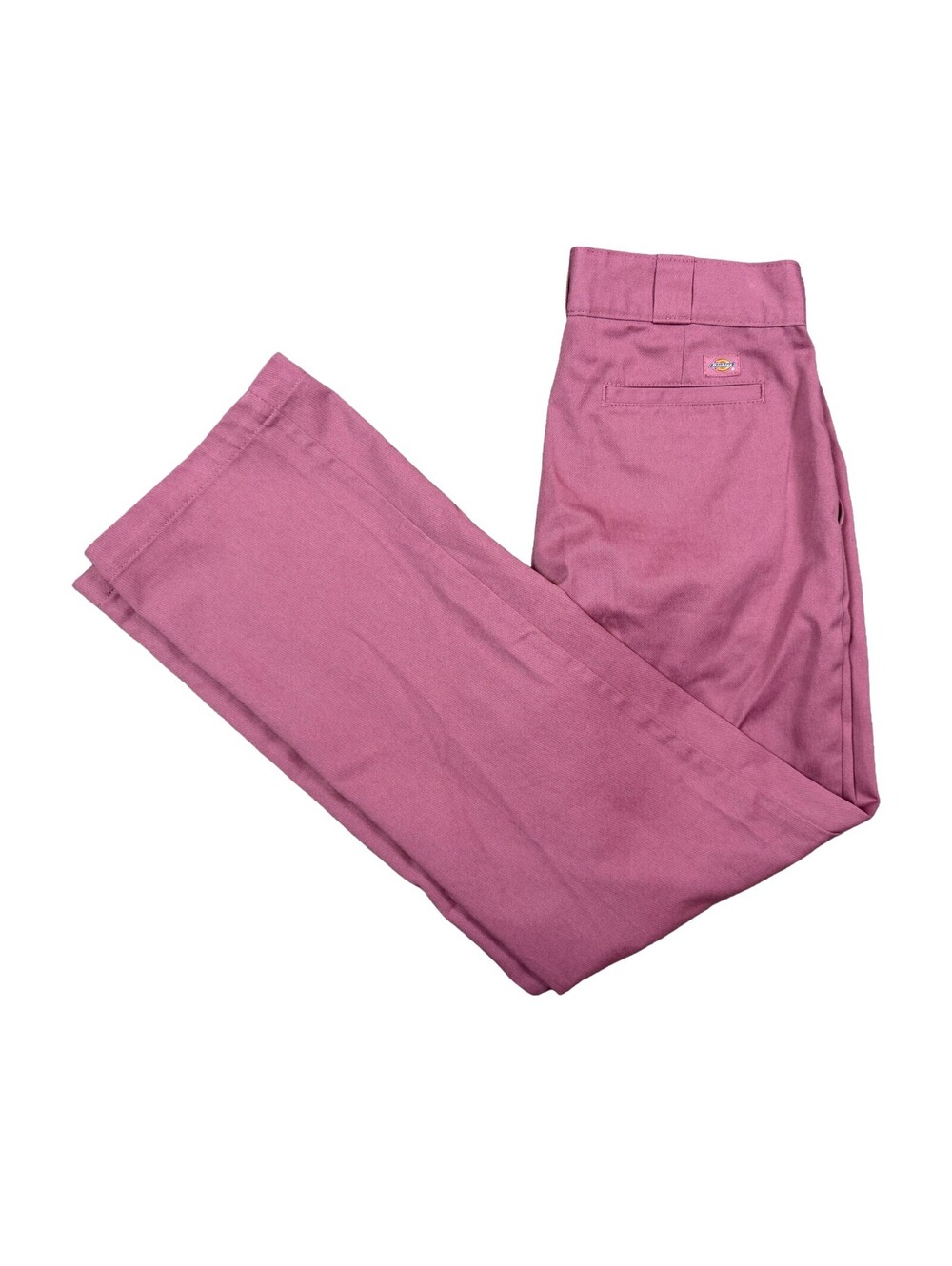 Dickies 874 Original Fit Work Pants Womens 10 R Dusty Rose Pink Straight Leg